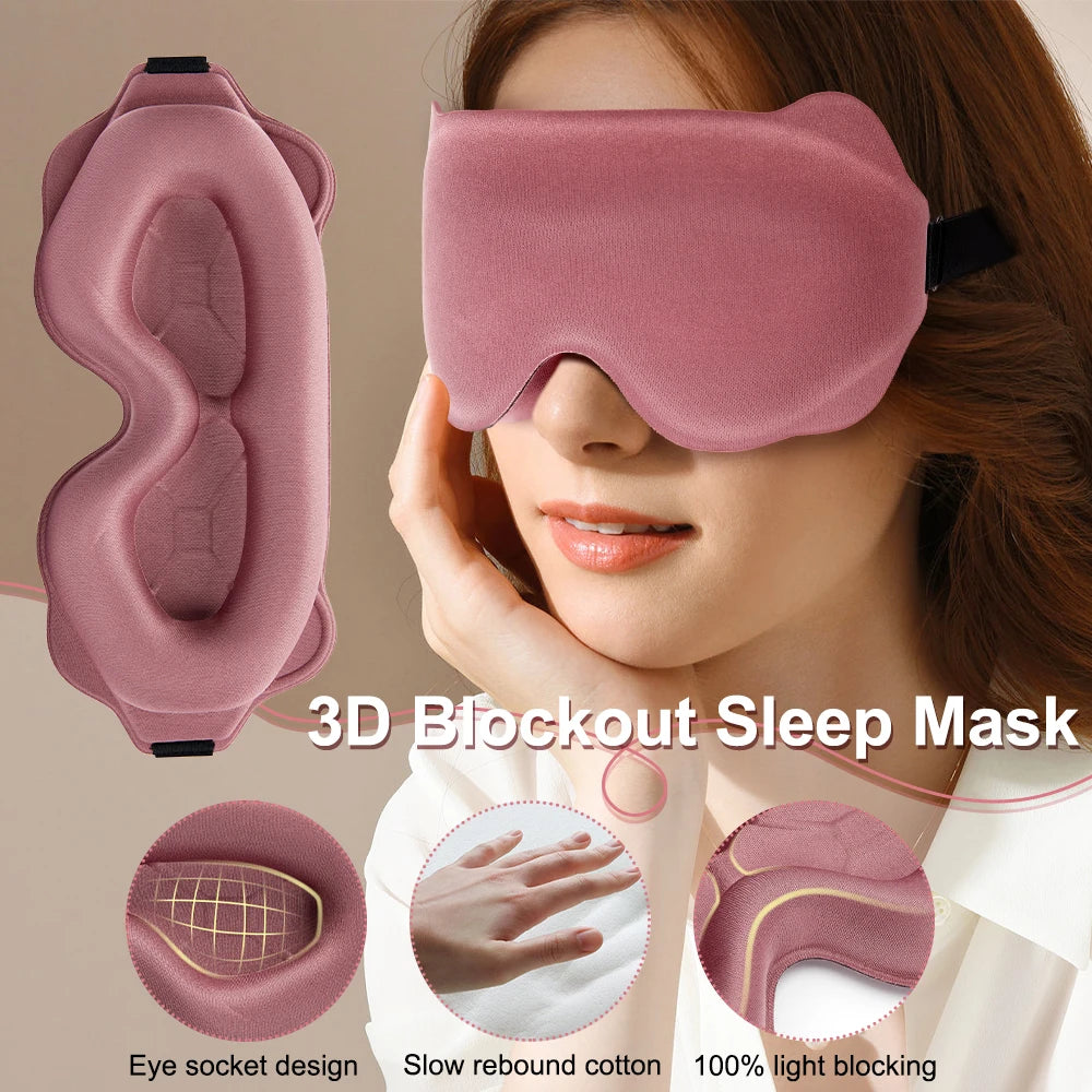 Mască de somn plasture pentru ochi 3D