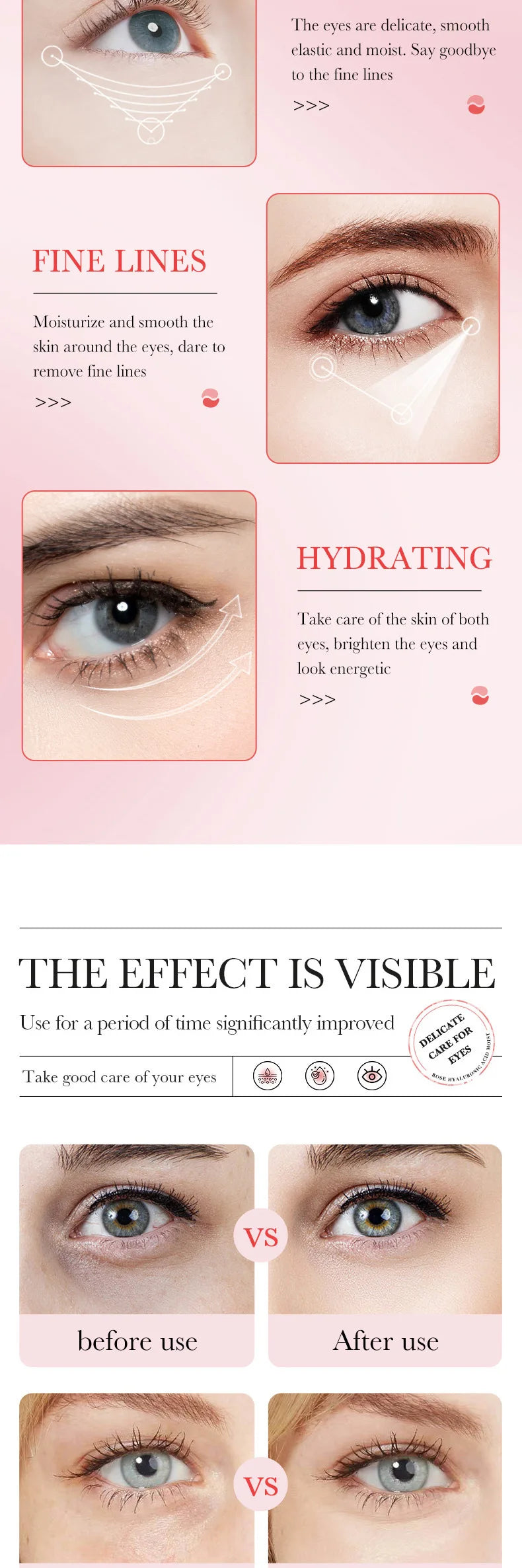 Rose Eye Patches – 60 pcs